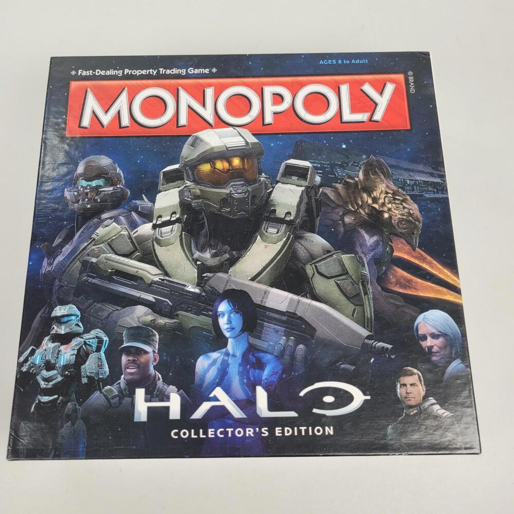 Monopoly HALO Collector's Edition 2015 Board Game Complete Family Game